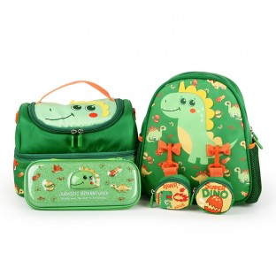 Dinosaur-kids backpack set
